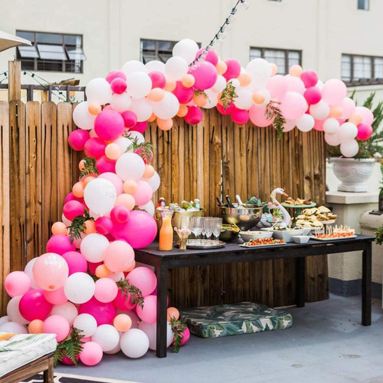 Baby girl outlet confetti balloons